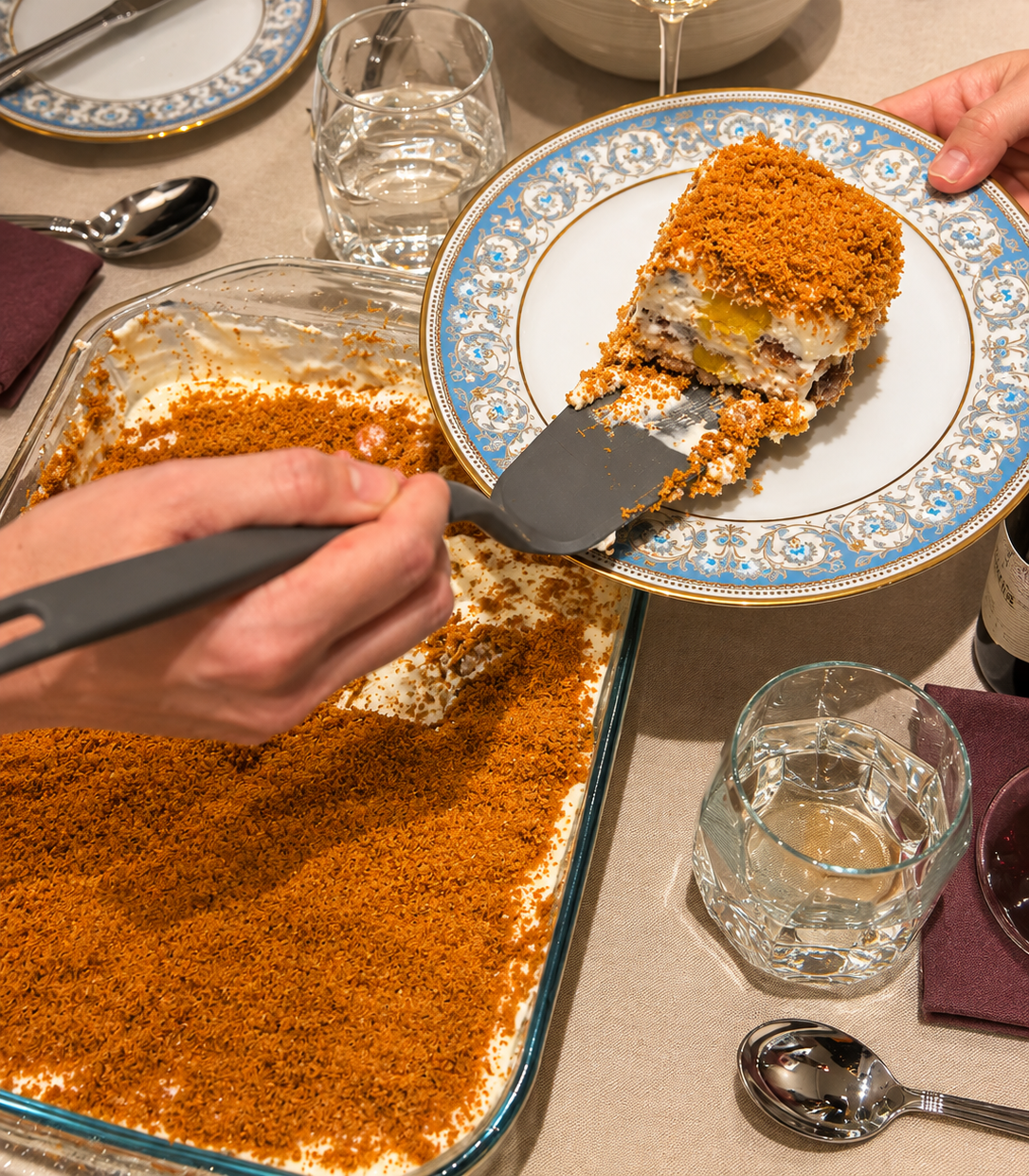 Speculoos dessert to share